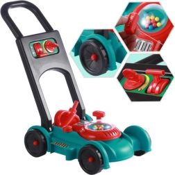 Kindergrasmaaier met helm en jerrycan WOOPIE