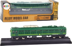 Verzamelbare metalen treinenmodel 1:48 groen