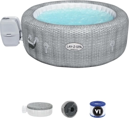 Opblaasbare spa LAY-Z-SPA HONOLULU AirJet voor 4 personen met deksel, pomp en filter
