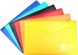 Map met drukknoop 36 × 25,5 cm