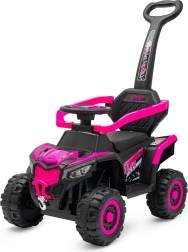Elektrische loopfiets voor kinderen met duwstang roze BABY MIX Ruggy
