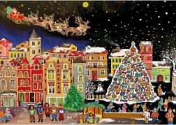 Puzzel Kersttijd 1000 stukjes MAGNOLIA