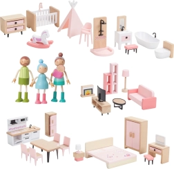 2Kids Toys meubelset met familie 5-in-1
