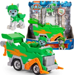 Paw Patrol Rescue Knights reddingsvoertuig Rocky met figuur
