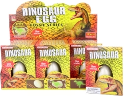 Gloeiend dinosaurus-ei met uitgraafset