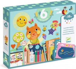 Creatieve set kat en vriendjes DJECO