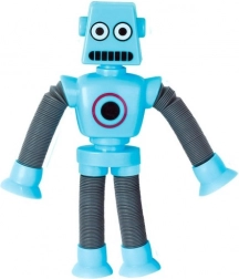 Uittrekbare telescopische robot met zuignappen