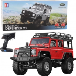 rc terreinwagen LAND ROVER DEFENDER 90 1:14 rood