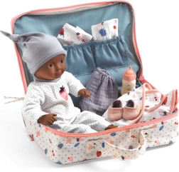 Cadeaukoffertje met pop The Cerise van Djeco