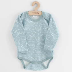 Babyromper met dinosaurus New Baby Classic II, mint