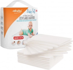 Wegwerphygiënische onderleggers Akuku Baby Soft 40 × 60 cm, 15 stuks