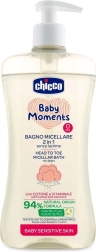 Chicco micellaire shampoo voor haar en lichaam Baby Moments Sensitive 500 ml