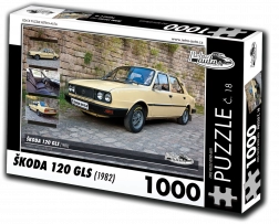 Puzzel RETRO-AUTO’s Škoda 120 GLS 1000 stukjes