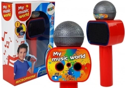 Draadloze karaoke-microfoon voor kinderen Bluetooth rood