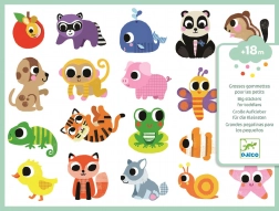 Stickers voor de kleintjes - Speelse dierlijke kleintjes