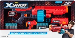 Set X-Shot Excel-blasters Turbo Fire + Fury 4 + Micro