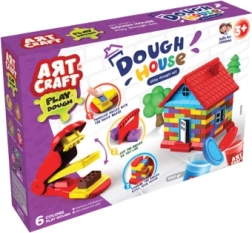Art craft set om te boetseren – kleurrijk huisje