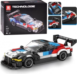 Technische bouwset race-superauto met vleugel 363 onderdelen