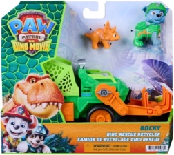 PAW Patrol Dino Movie Rocky's recyclingwagen met figuren