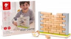 Houten balansspel gevallen kip CLASSIC WORLD, 44 stuks