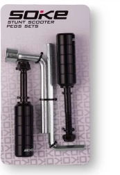 Soke zwarte pegs voor step 2 stuks met montagesleutels