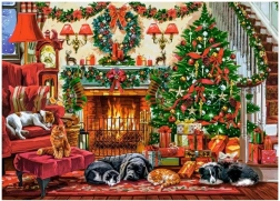 Puzzel knusse open haard 260 stukjes