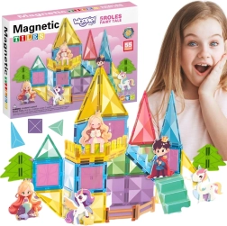 Woopie magnetische bouwset sprookjeskasteel 55 onderdelen