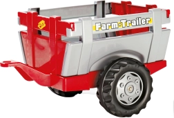 Rolly Toys aanhanger voor traptractor met openslaande zijborden