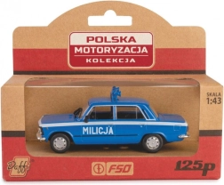 Modelauto FSO/Polski Fiat 125p Milicja 1:43