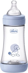 Chicco antikoliek babyfles Perfect5 240 ml met speen Physio, medium doorstroom 2m+