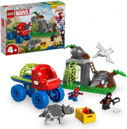 LEGO MARVEL SPIDEY reddingsmissie van het team in dino-terreinwagen