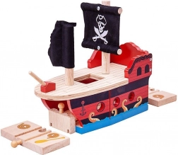 Piraten Galjoen Bigjigs Rail