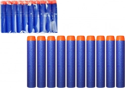 Zachte schuimkogels voor speelgoedpistool, 10 stuks blauw