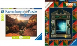 Ravensburger-puzzel 2×1000 stukjes met SoftClick-technologie