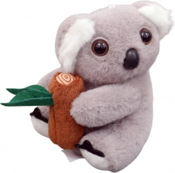 Pluchen koala-hanger met karabijnhaak 12 cm