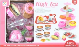 Thee set met tinnen servies