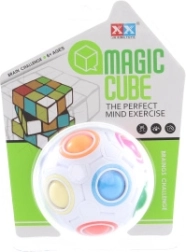 Puzzelbal van plastic 8 cm