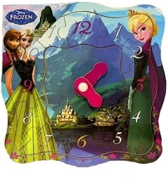 Puzzelklok Frozen van TOP BRIGHT