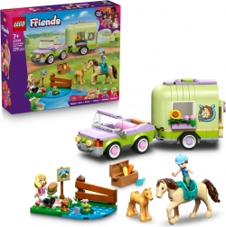 LEGO Friends paardentrailer met paard en veulen