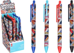 Balpen met hybride inkt 0,5 mm – blauwe vulling