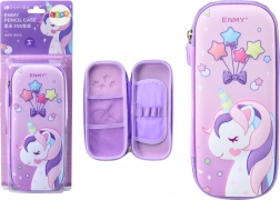 Etui met eenhoorn 3D roze 23 × 10 × 5 cm