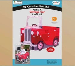 Fiesta Crafts 3D puzzel Vintage auto rood