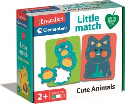 Dopasowanka zoete dieren CLEMENTONI – houten puzzels voor de allerkleinsten