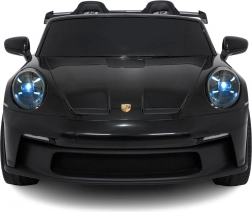 Elektrische kinderauto Porsche 911 GT3 24V met twee zitplaatsen – zwart