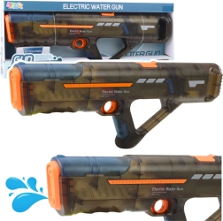 Elektrisch waterpistool met accu, transparant zwart, 55 cm