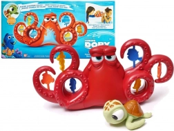 Inktvis Hank voor in bad op zoek naar Dory