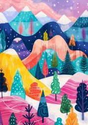 Puzzel Winterpalet 1000 stukjes