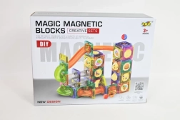 Magnetische bouwset – knikkerbaan 94 onderdelen