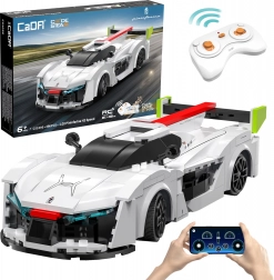 Bouwset CaDA RC raceauto Pininfarina H2 Speed 1:20 wit (296 stukjes, Dual Mode)