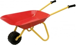 Rode metalen kruiwagen voor kinderen Woody